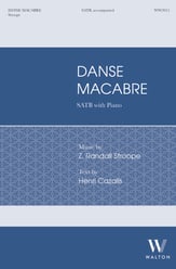 Danse Macabre SATB choral sheet music cover